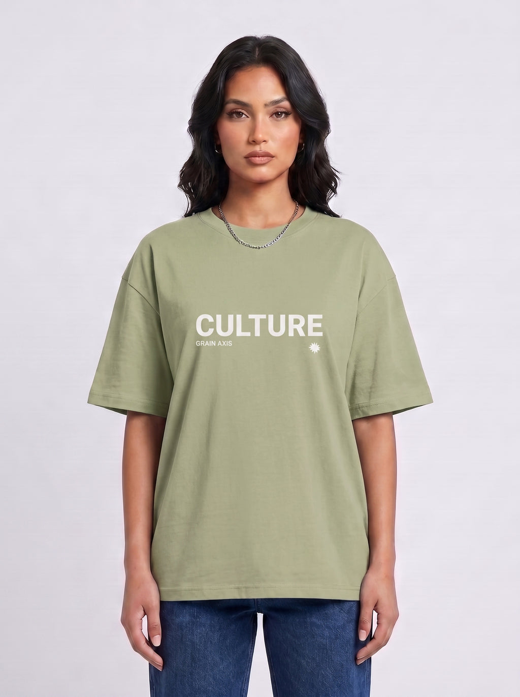 CULTURE" Heavyweight Oversized Tee