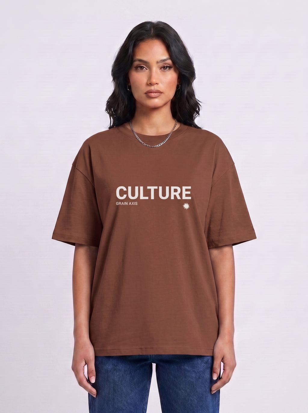 CULTURE" Heavyweight Oversized Tee