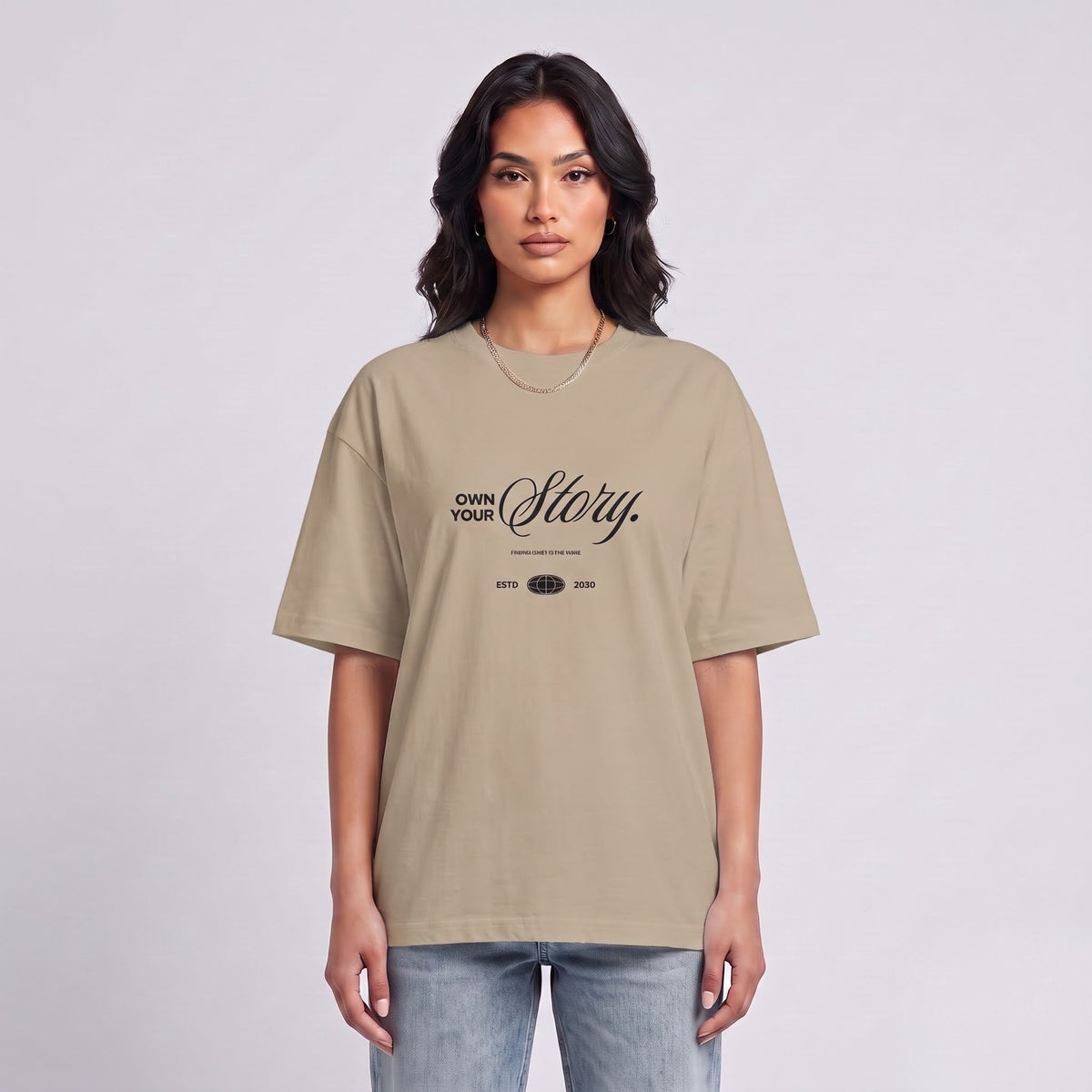 Own Your Story Oversized Heavyweight Tee - Unisex Streetwear