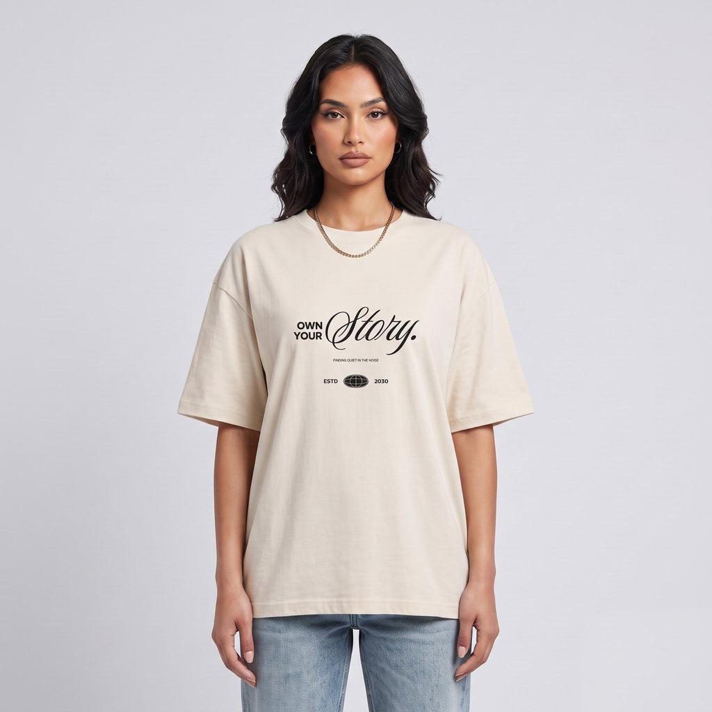 Own Your Story Oversized Heavyweight Tee - Unisex Streetwear