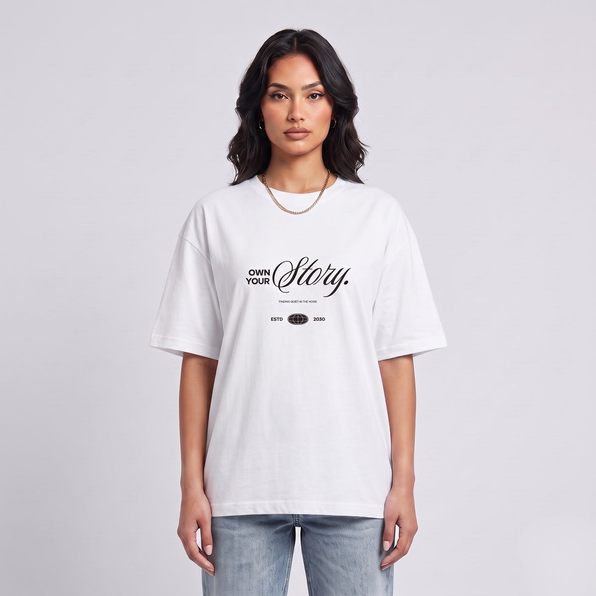 Own Your Story Oversized Heavyweight Tee - Unisex Streetwear